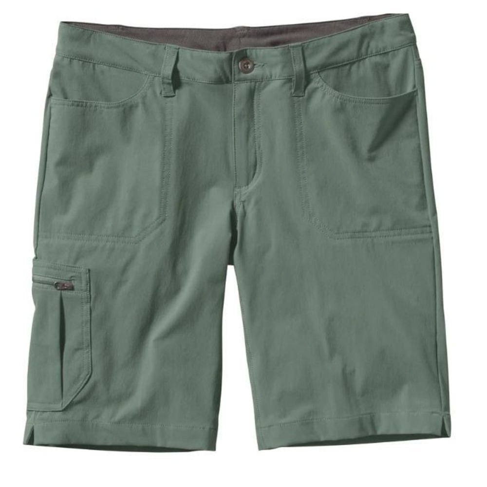 Patagonia Shorts Tribune Women 6 Hemlock Green 10" Inseam Hike Outdoor